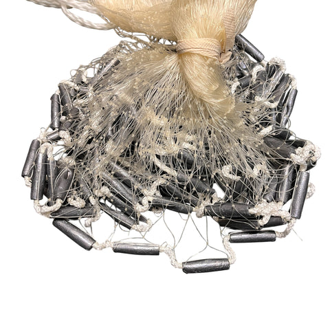 Bait Buster White Cast Net - 1-1/4" Sq. Mullet Mesh (1.5lb/ft)- No Dragon Head
