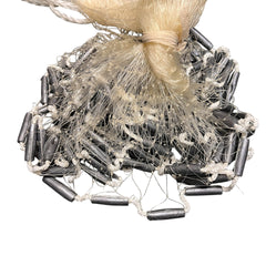 Bait Buster White Cast Net - 1-1/4" Sq. Mullet Mesh (1.5lb/ft)- No Dragon Head